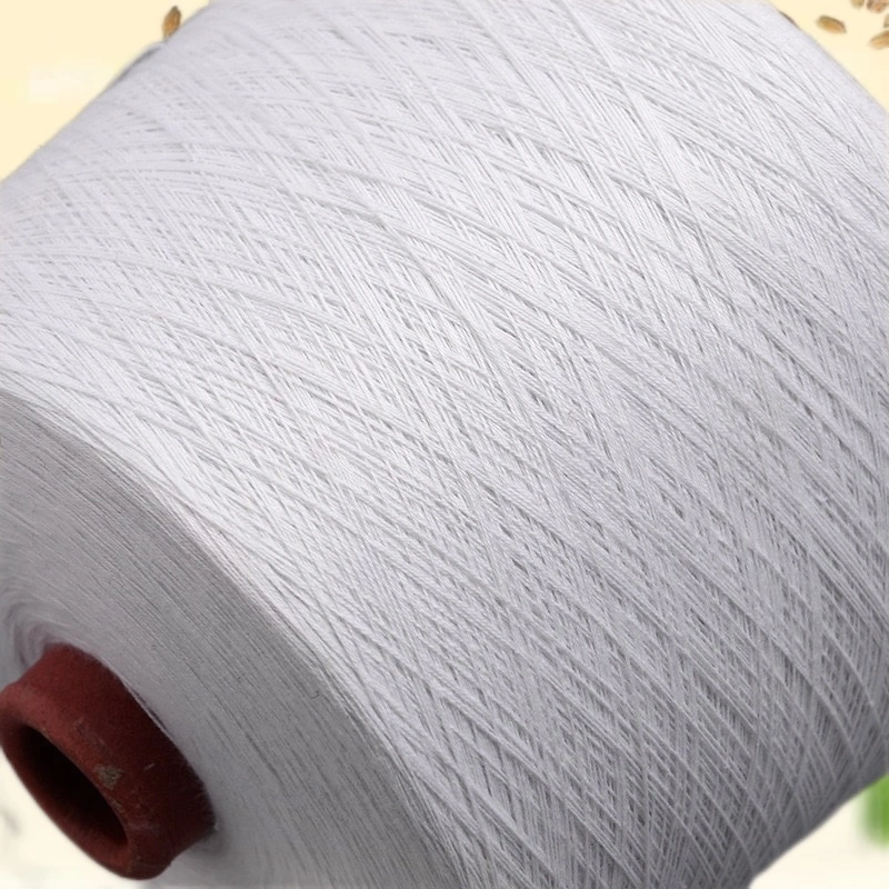 China Manufacturer Optical White AAA Grade 100% Spun Polyester Yarn 50s/3 for Sewing