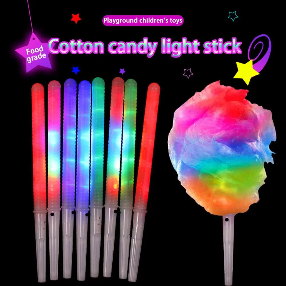 Cones LED em algodão Candy coloridos Marshmallow brilhantes brilhantes brilhantes e luminosos A Festa do braço Cone Marshmallow favorece o Natal