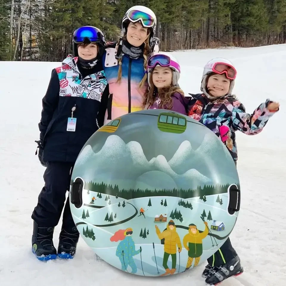 Equipo de esquí Equipo de nieve trineo de nieve Círculo de esquí con mango