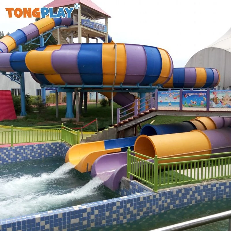 Aqua Splash Park Equipement Fiberglass Water Slide tubes Water Play Attractions