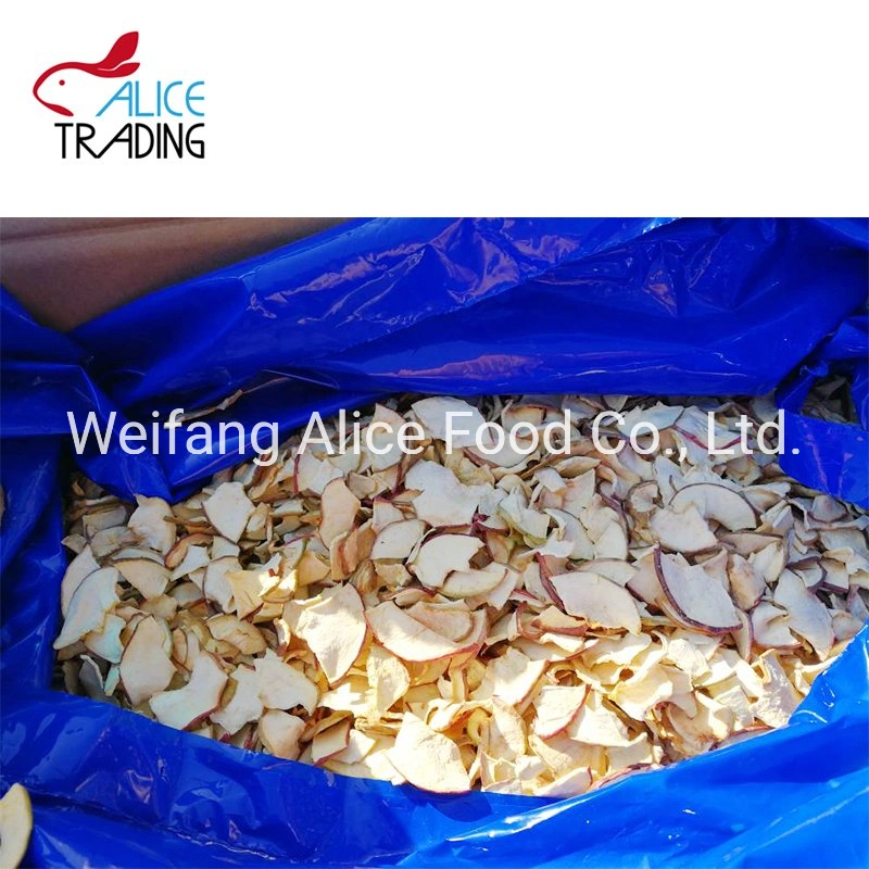 Bulk Packing Halal Kosher Certificated No Sugar Pure Natural Dried Apple Slice