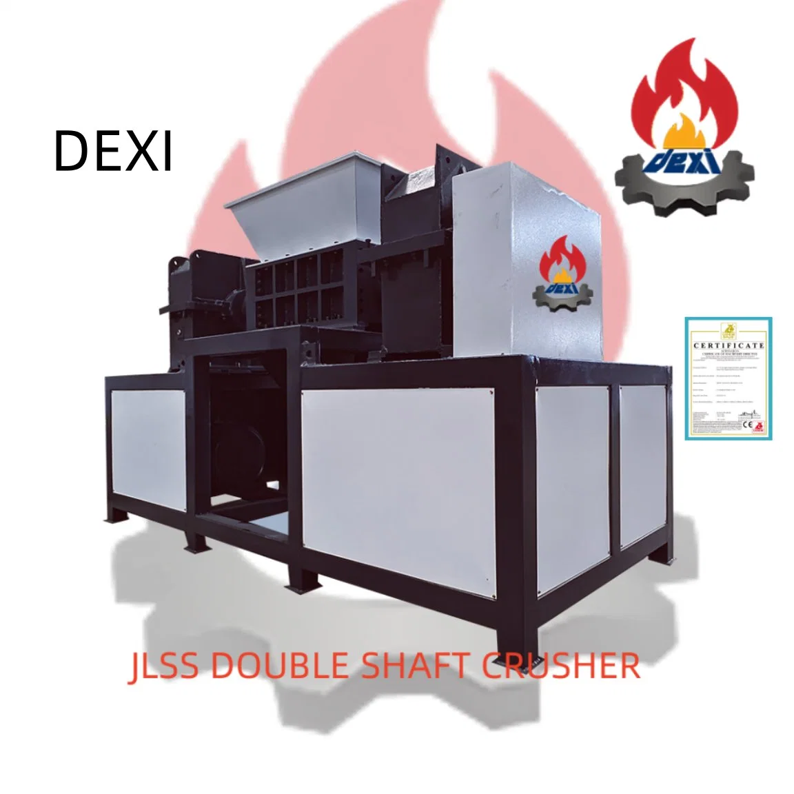 China Supplier Agricultural Shaft Plastic Shredder Machine Crusher