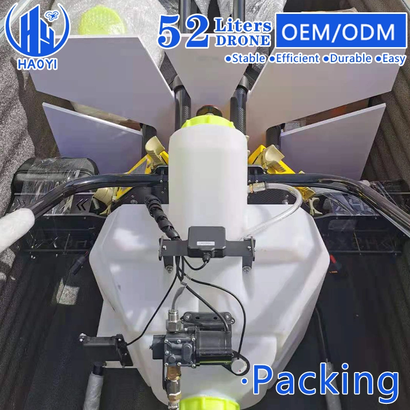 52L Dron PARA fumigar Colombia Brasil Ecuador España Argentina Precio Fumigadores Drone Agricola con ala fija de 8 ejes