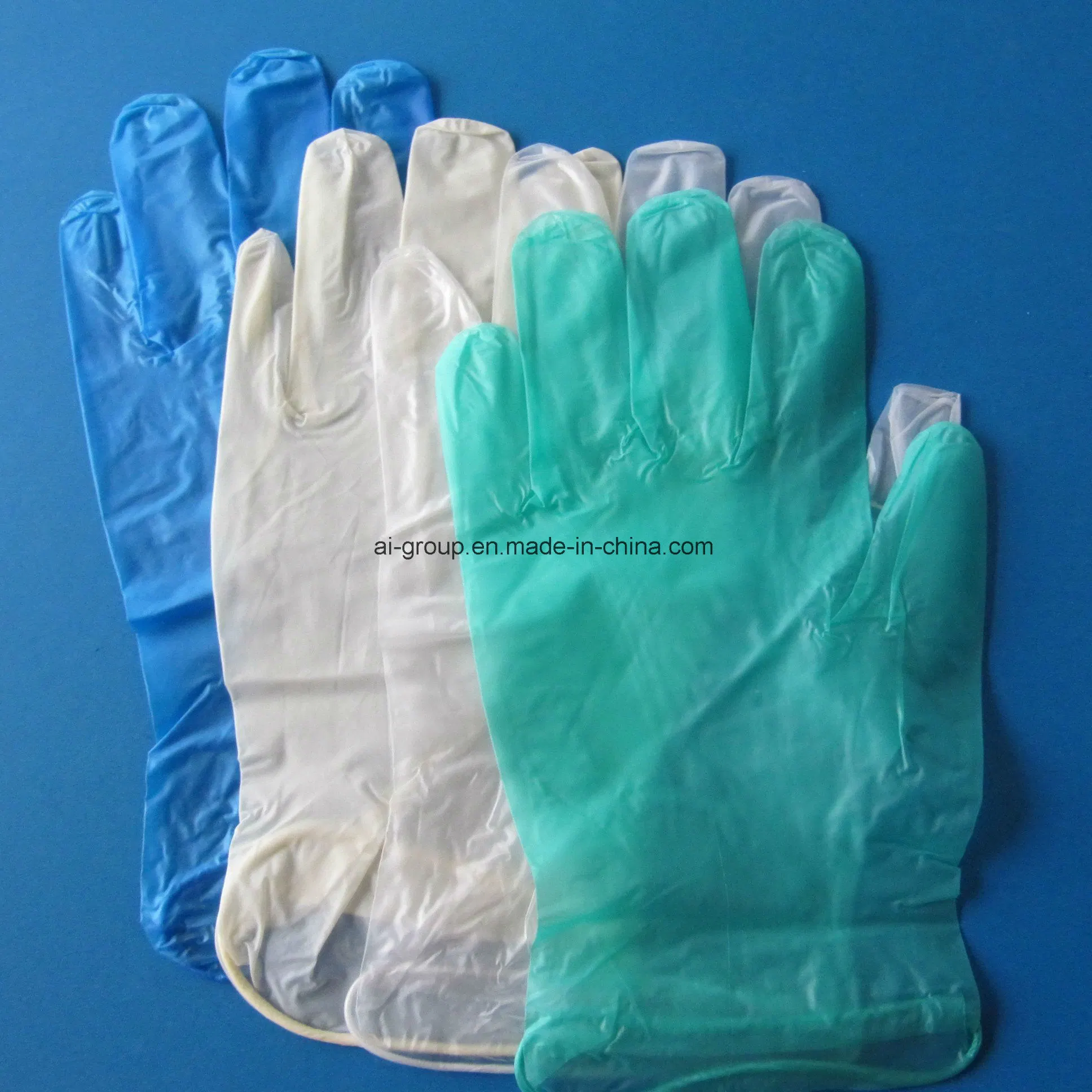 Clear Vinyl Nitrile Exam Wholesale Disposable Safety Protective Gloves for Medical Use