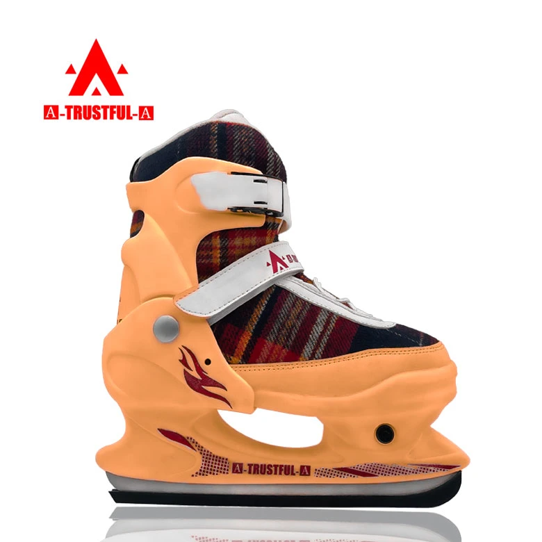 Chaussures de skateboard personnalisables couleur patins à glace réglables de haute qualité pour enfant