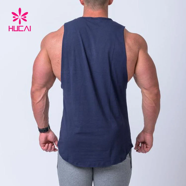 Tejido transpirable al por mayor camisas lisas de entrenamiento masculino