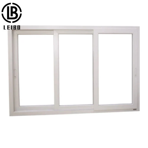 UPVC/perfil de PVC la ventana de plástico de la ventana deslizante con aislamiento doble vidrio Low-E