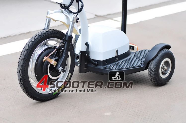 Trike de scooter de zappy elétrica de três rodas de 500 Watts para adultos com Banco