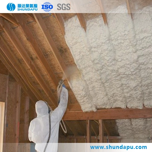 Open-Cell, Closed-Cell Polyurethane Spray Foam Building Insulation Shunda SPF