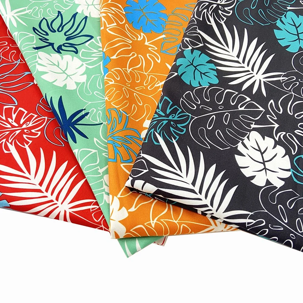 Waterproof Brushed 75D T400 Printed Fabric for Beach Pants