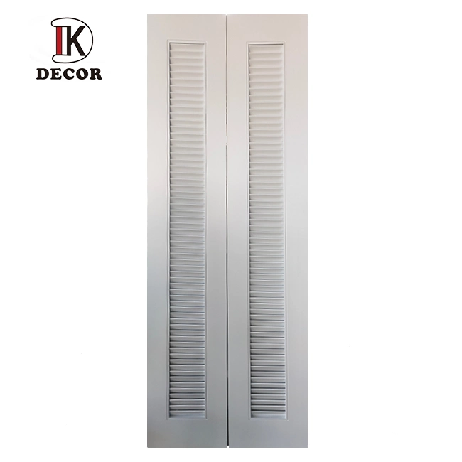 Chinese Manufacturer Wooden Closet Doors Black Wardrobe Swing Louvered Door