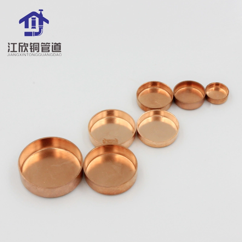 Copper Cap Refrigeration Cover of Refrigeration Water Supply and Drainage Pipe Fittings