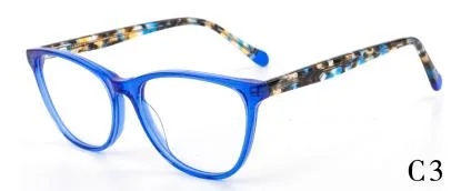 Elegant Delicate Unconspicuous Cat Eye Tortoise Shell Temples Acetate Optical Frames