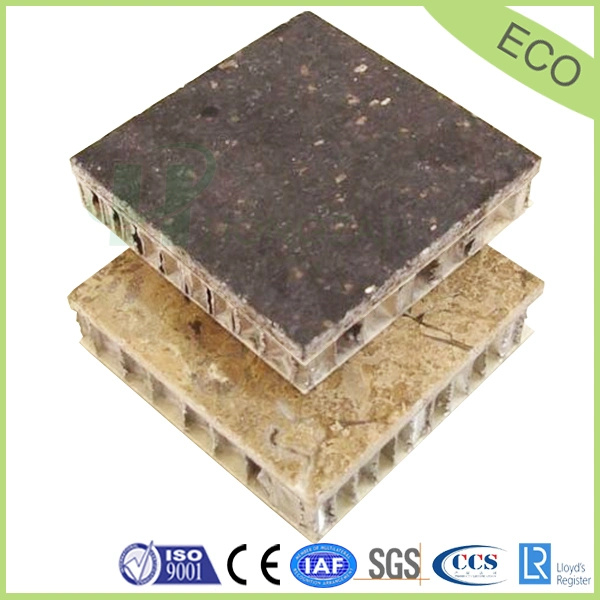 Negro al aire libre Granite Stone Honeycomb Panel materiales de construcción