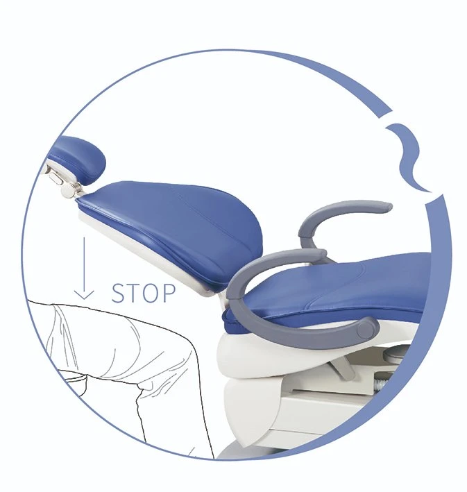Dental Supply Luxury Fashion and Comfortable Full Casting Aluminum Dental Chair