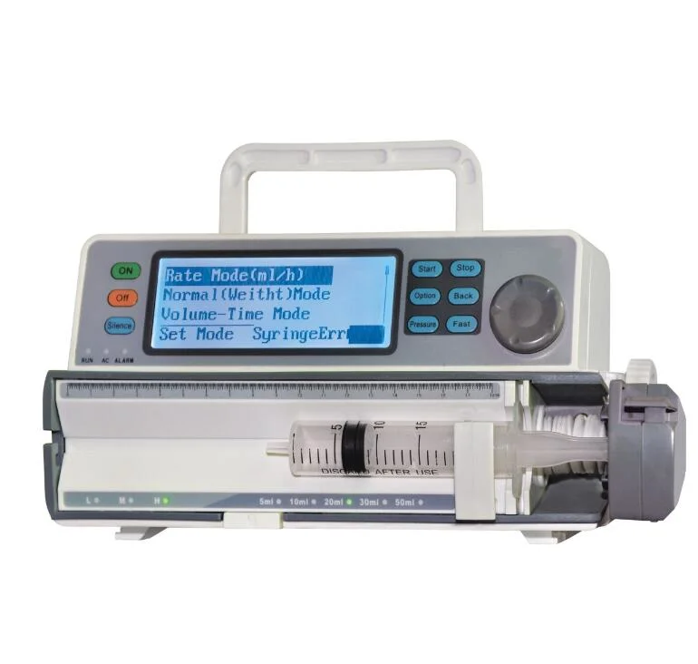 Syringe Pump Am-602 ICU Medical Equipment Manufacturer Portable Micro Volume Pump Syringe Driver with Ce, ISO