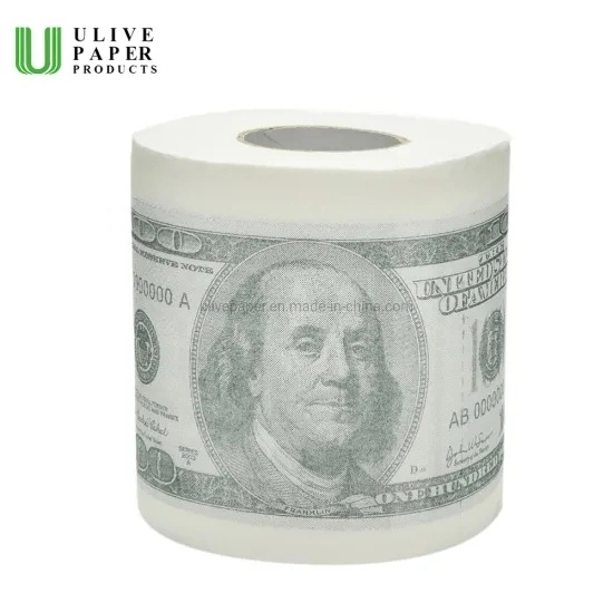 Ulive Doble papel de aseo sostenible papel de aseo dinero papel de aseo