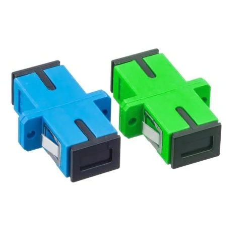 SC/UPC SC/APC adaptador de cabo óptico/óptico/adaptador de fibra óptica/cupão/conector