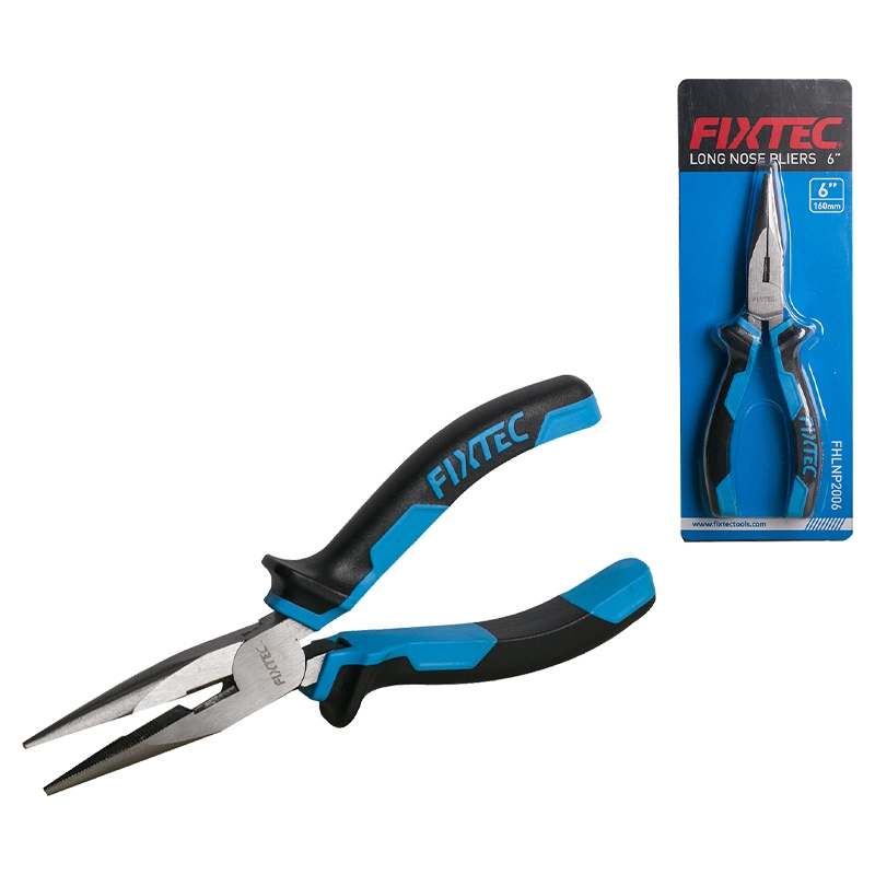 Fixtec 6inch 8 Inch Multi Straight Sharp Long Nose Pliers Long Needle Plier