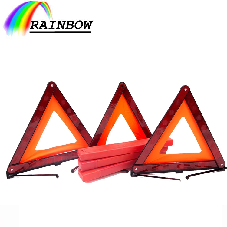 Cheap Auto Parts Red/Orange Roadside Reflective Foldable Safety Emergency/Warning Triangle