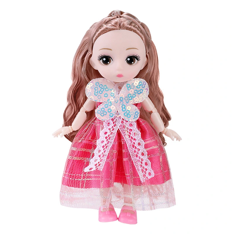 Mini 17cm Schönheit Puppe BJD Mädchen Puppe Prinzessin