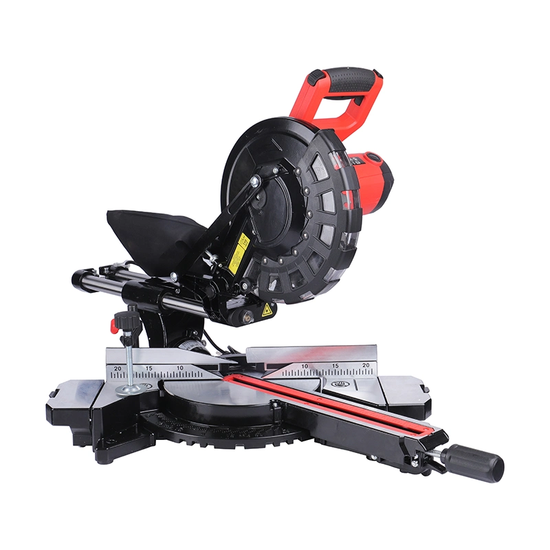 255mm Cut off Machine Power Wood Cutting Tool Sliding Compound Miter Saw for Aluminum