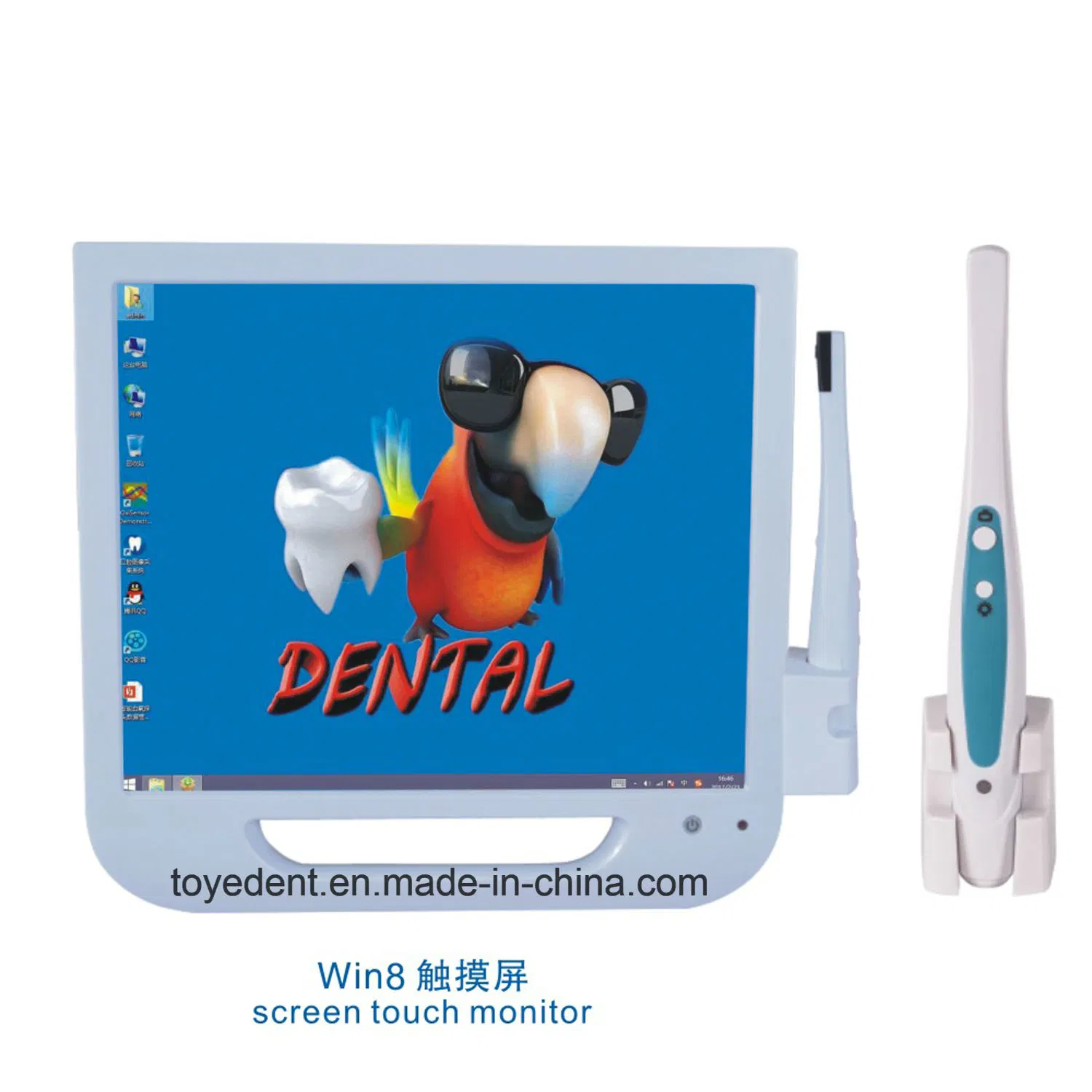 High Grade Intergret Dental Intraoral Camera Monitor Touch Screen