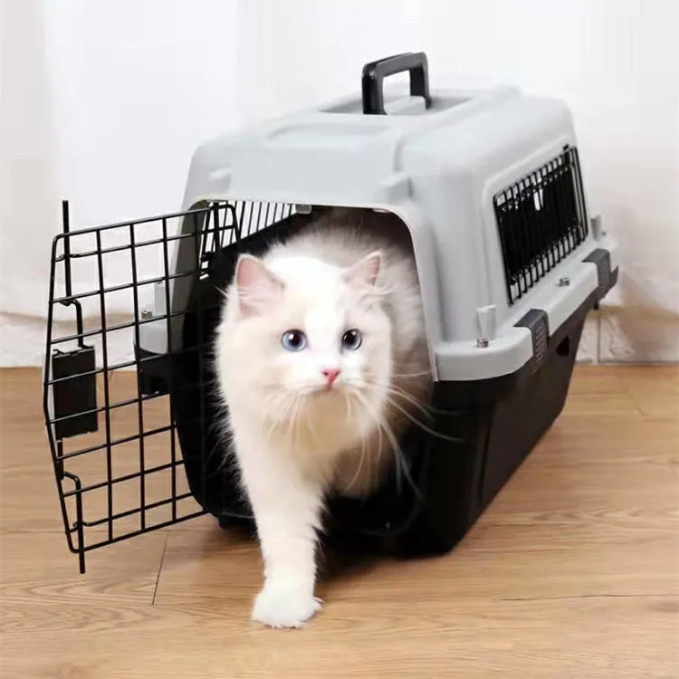 Wholesale/Supplier Pet Carrier Airline Approved Plastic Wire Door Dog Crate