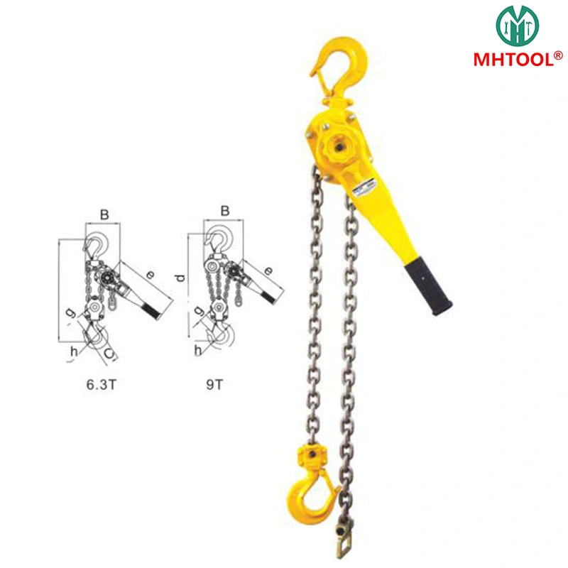 High quality/High cost performance  Manual Lifting Chain Pulley Block 5000kg