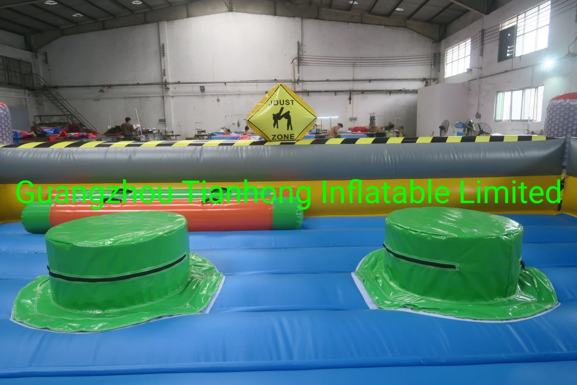 6x4m Bâtons de jeu de sport gonflable Gladiator Joust Jeu, 2021 Joust jeu le plus récent