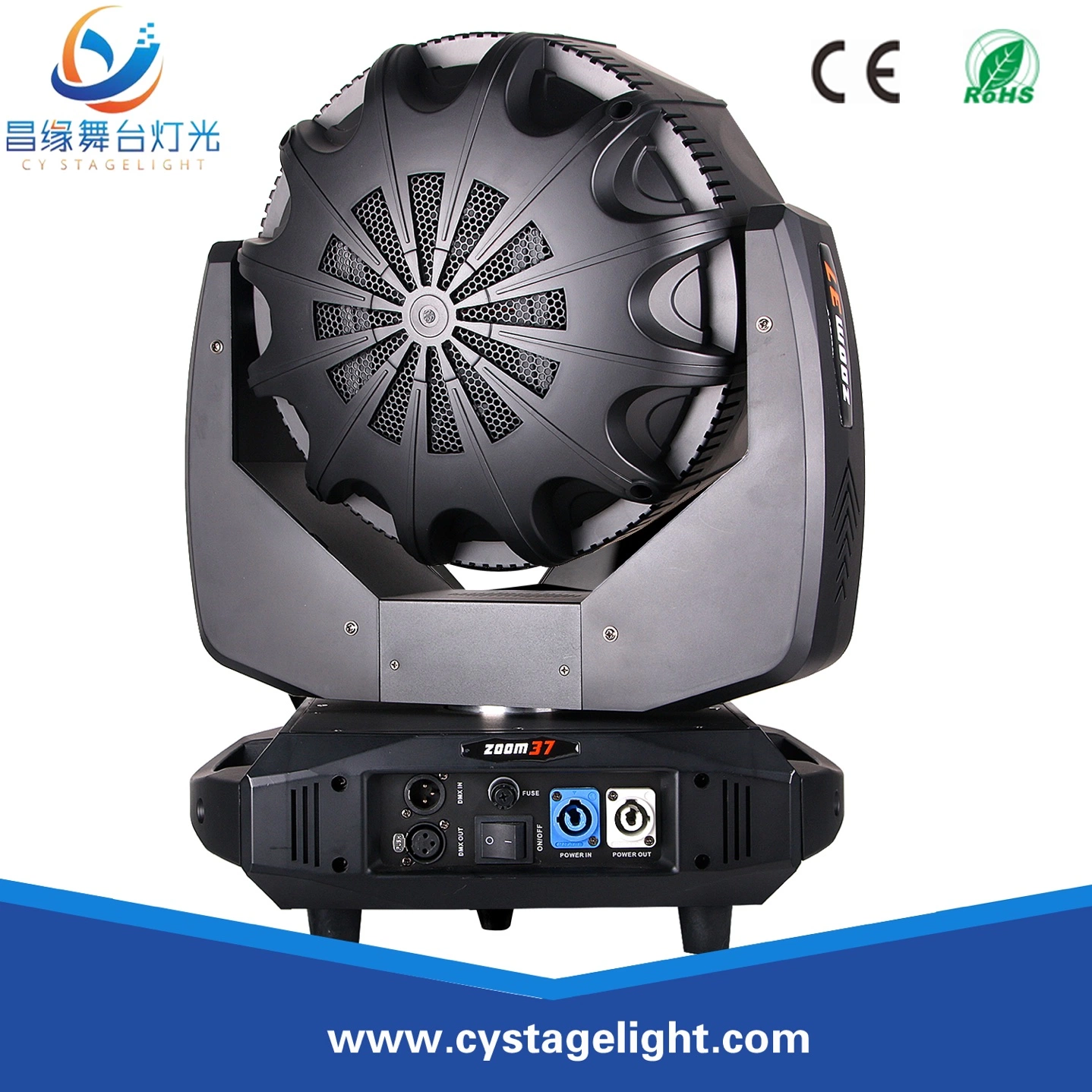 37X15W 4in1 RGBW Zoom LED Wash Moving Head Stage Light Equipment