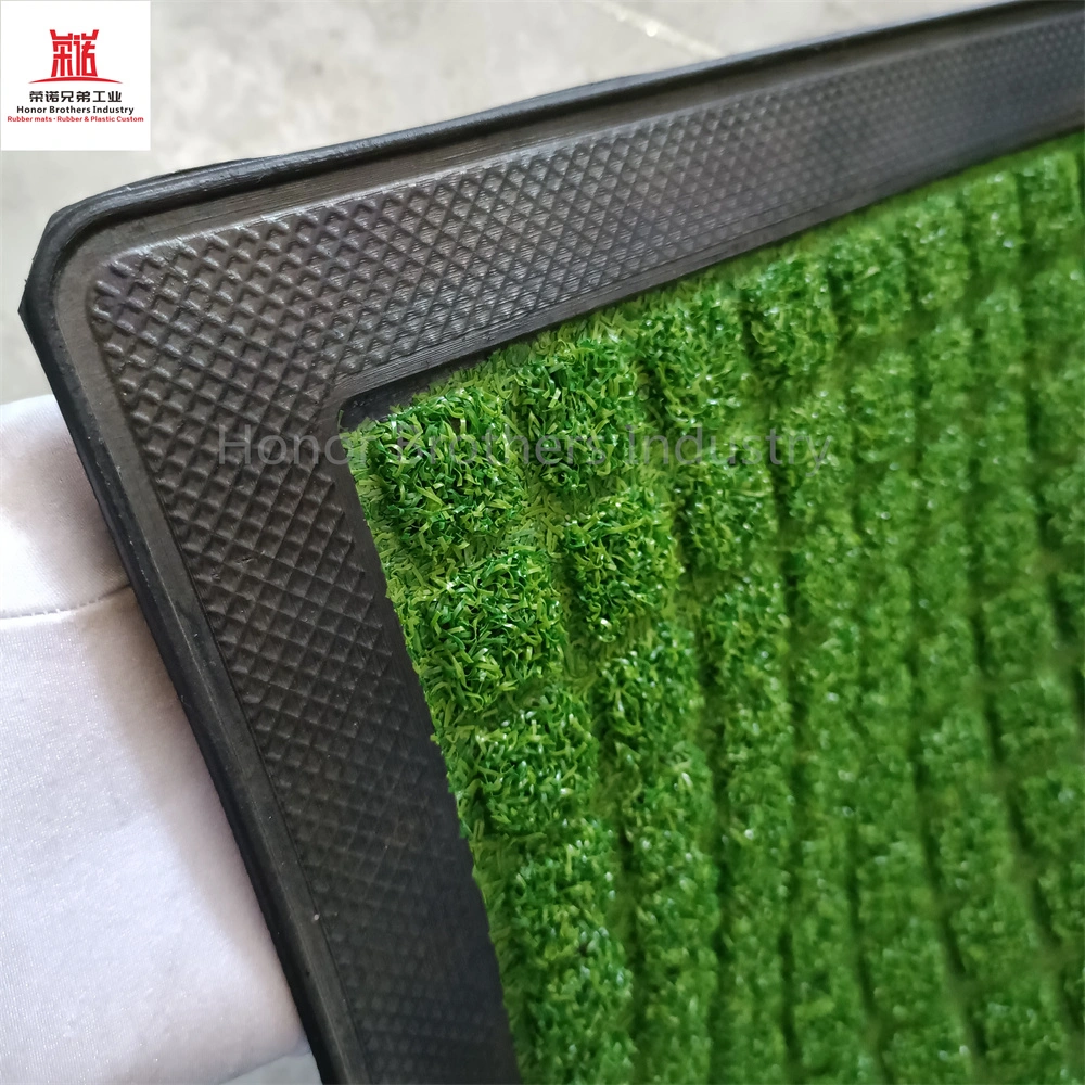 Custom Thickened Rubber Floor Mats, Antibacterial Disinfection Floor Mats, Doormat, Green