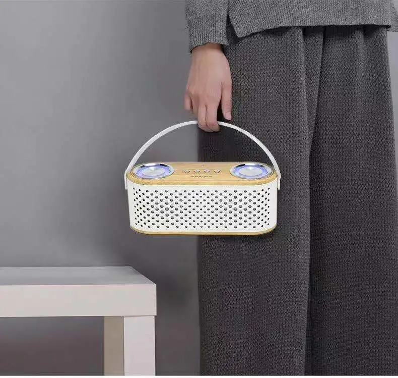 Original Brookstone Portable Fashion Speaker Bluetooth Indoor and Outdoor Wireless Music Box