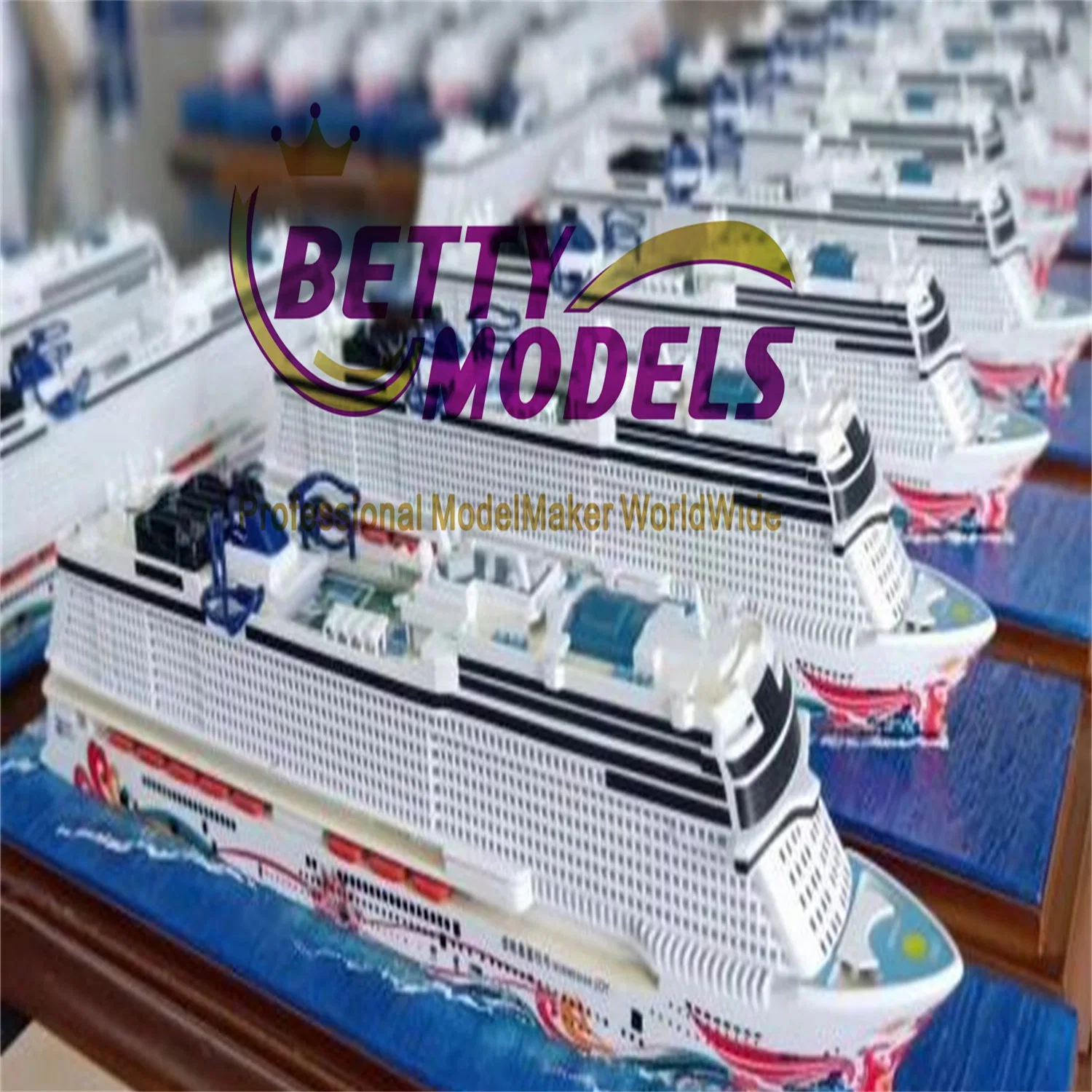 Barco de impresión de juguete 3D a escala de crucero Modelo de Regalo físico Modelo de la versión