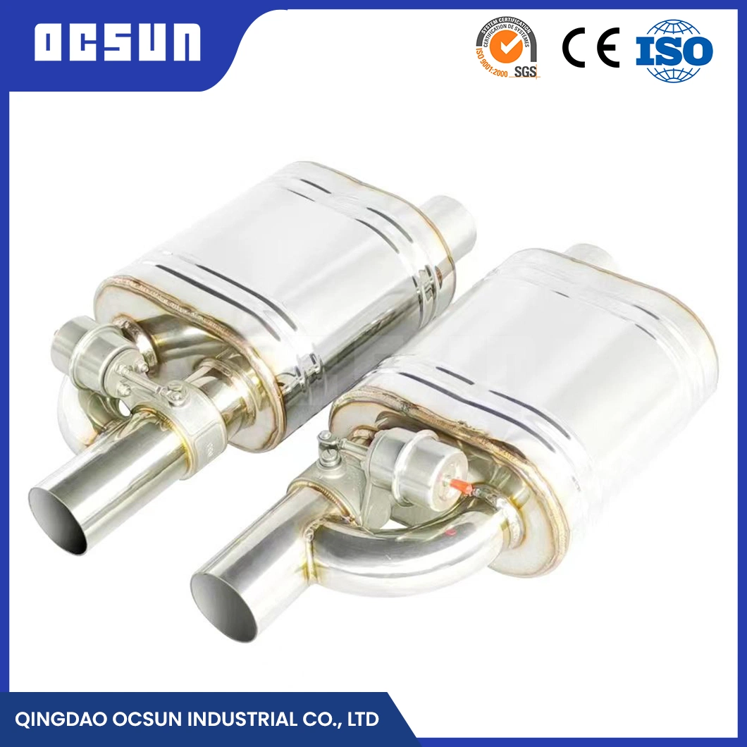 Ocsun Customized 409 304 Stainless Steel Material Muffler Pipe Suppliers China Silencer Muffler