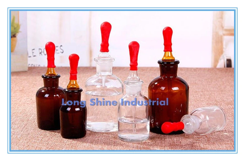 60ml Customized Laboratory Glassware Glass Dropper Bottle for Chemical Reagent