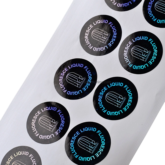 Shiny Good Design Printing Silver PVC Stickers Print