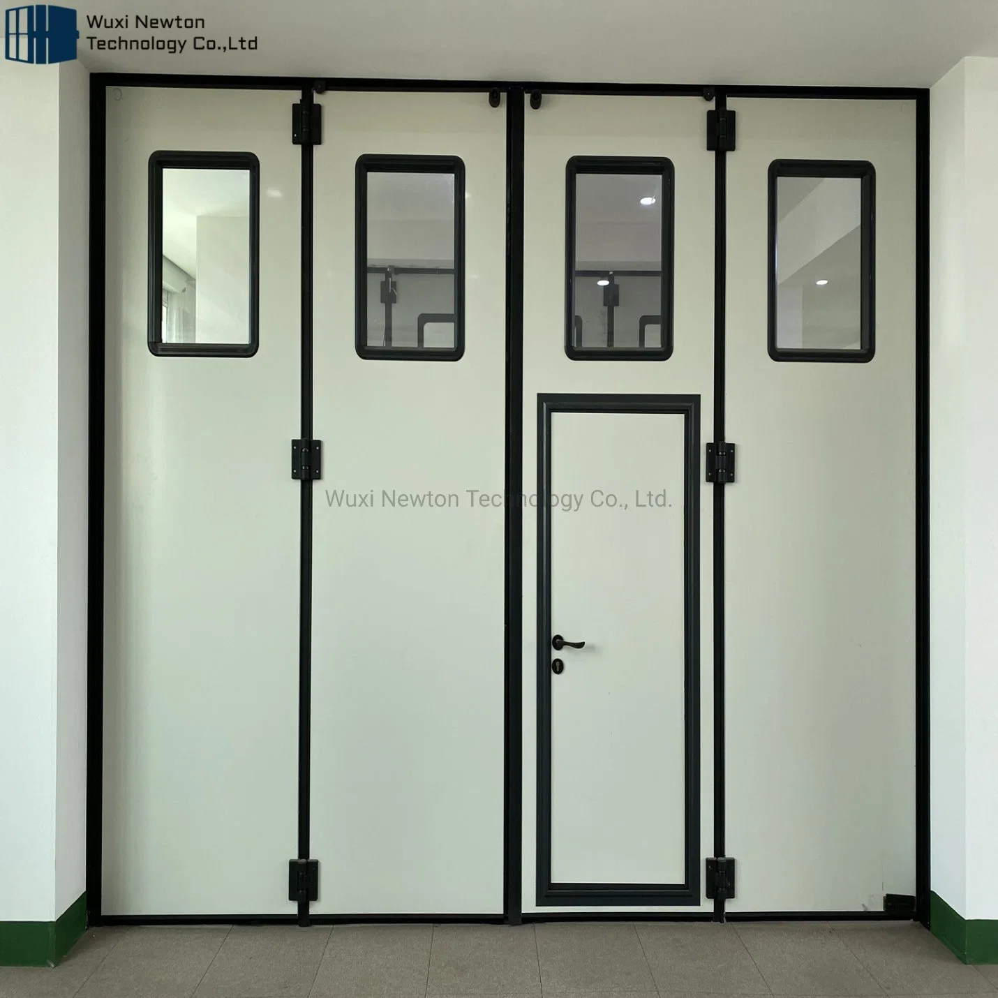 Automatic Industrial Accordion Exterior Folding Door