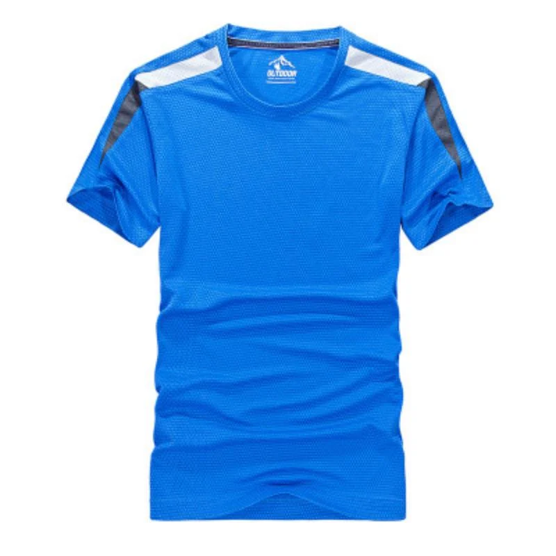 Manufacturer Direct Summer Quick Dry T-Shirt Male Sports Short Sleeve Round Neck