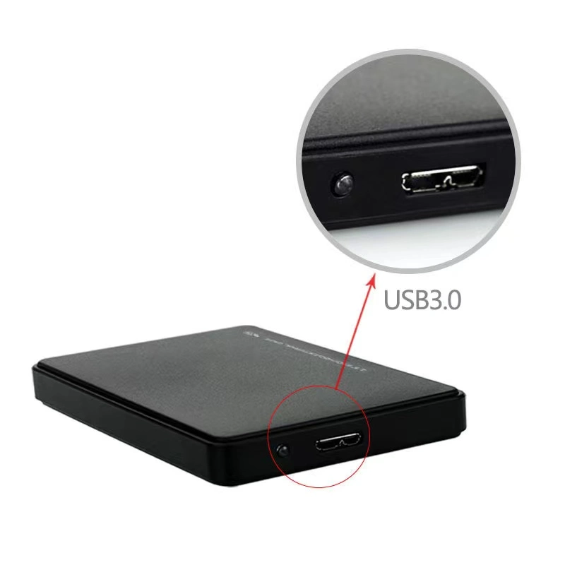 2.5" SSD HDD External Case 2.5inch HDD Box ABS Hard Disk Drive Case USB 3.0 SATA HDD Enclosure Box Compatible with USB 2.0 External Storage Box Case