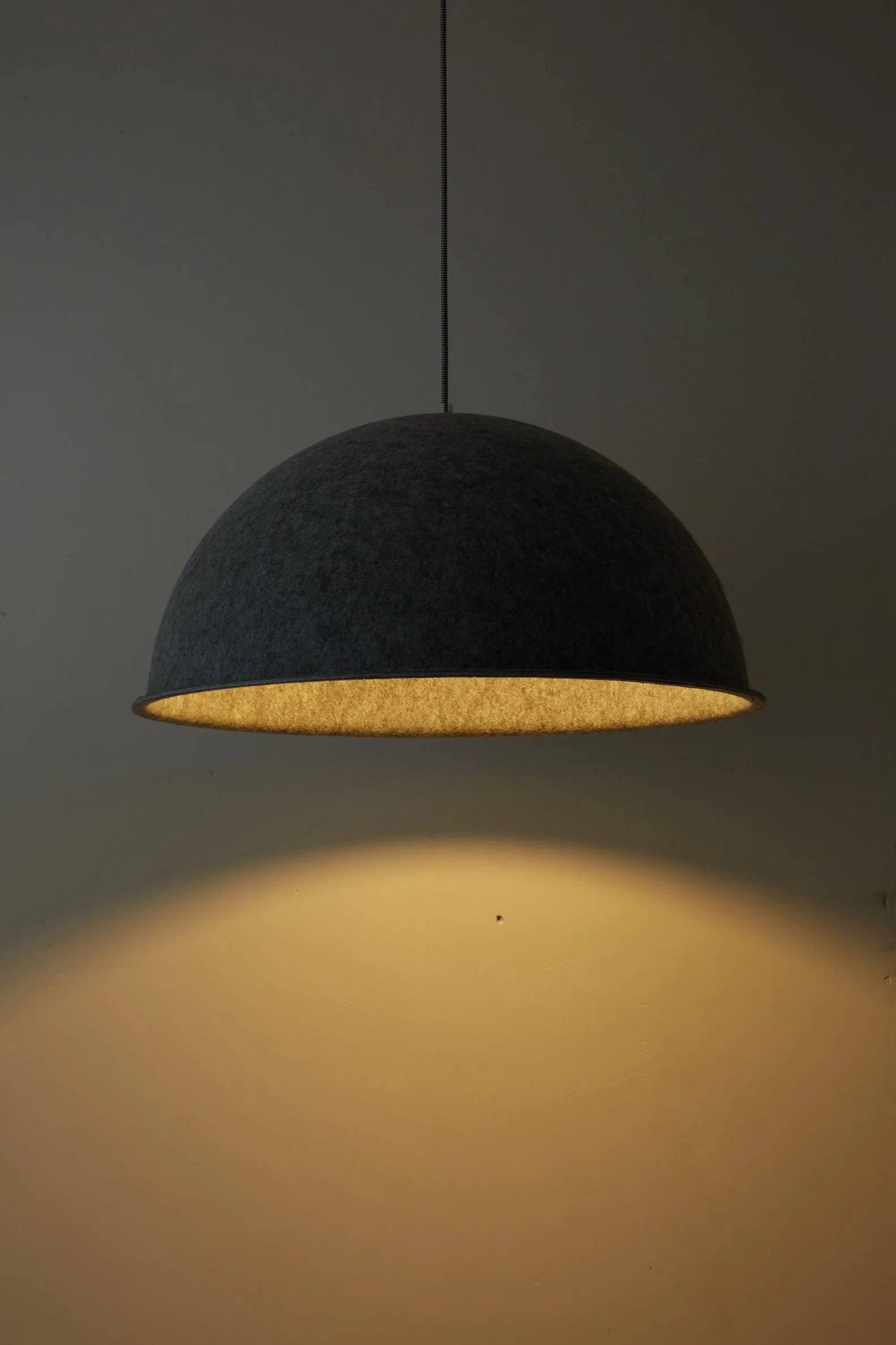 Creative Eco Felt Shade E26 E27 Base Fixture Hanging Ceiling Pendant Lamp for Kitchen Home Lighting