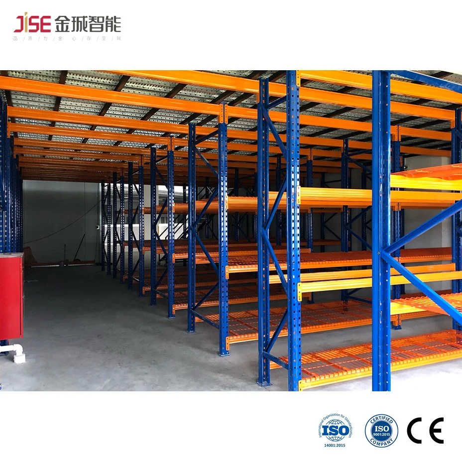 The Latest Warehouse Rack Multi Storage Rack Supported Mezzanince for Plastic Pallet.