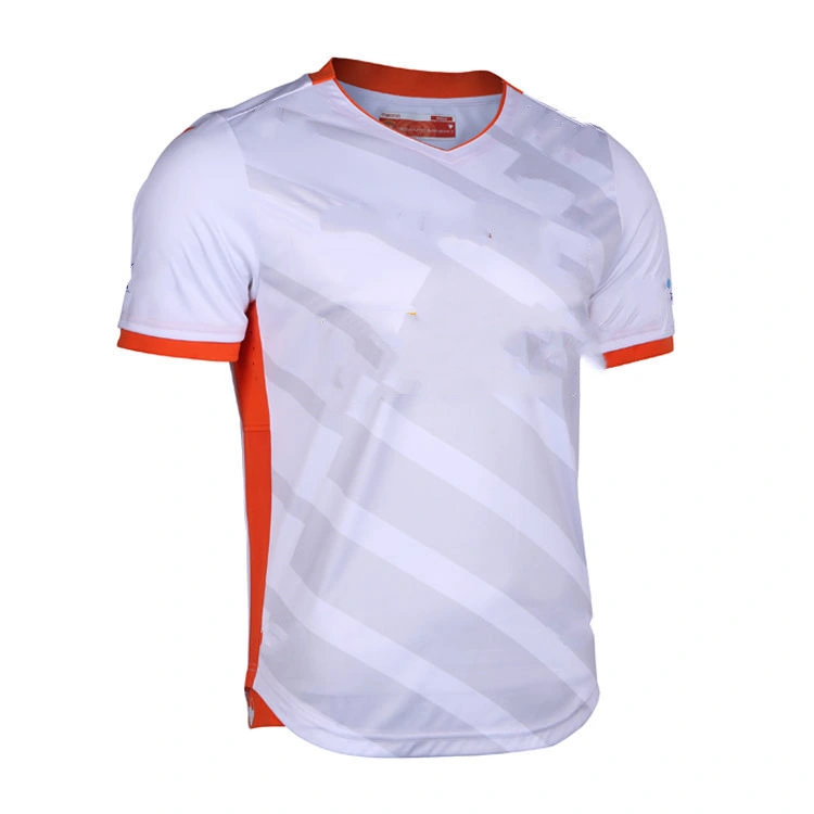 Wholesale/Supplier Fitness Men's White Short Sleeves Soccer Jersey