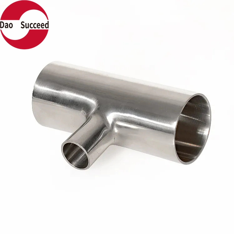 DN125*50-DN300*250 Butt-Weld Plumbing Fittings Polish or Pickling Reducing Tee Stainless Steel