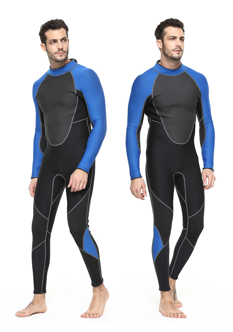 Neopreno para hombres con manga larga Traje de buceo y surf Traje completo de buceo