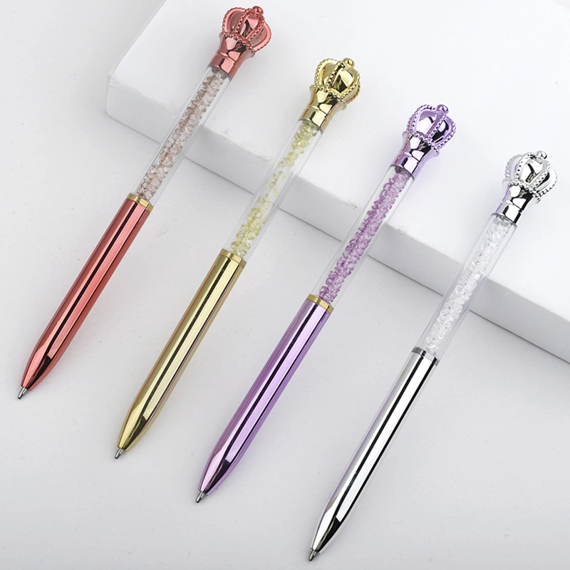 UV Gold Crystal Twisty Company Gift Advertising Ball Point Pen