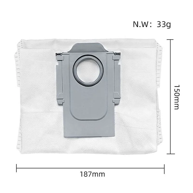 Washable and Reusable Dust Bag Replacement Xiaomi Roborock Q7 Max Plus S7 Maxv Ultra T8 Vacuum Cleaner Spare Parts Accessories