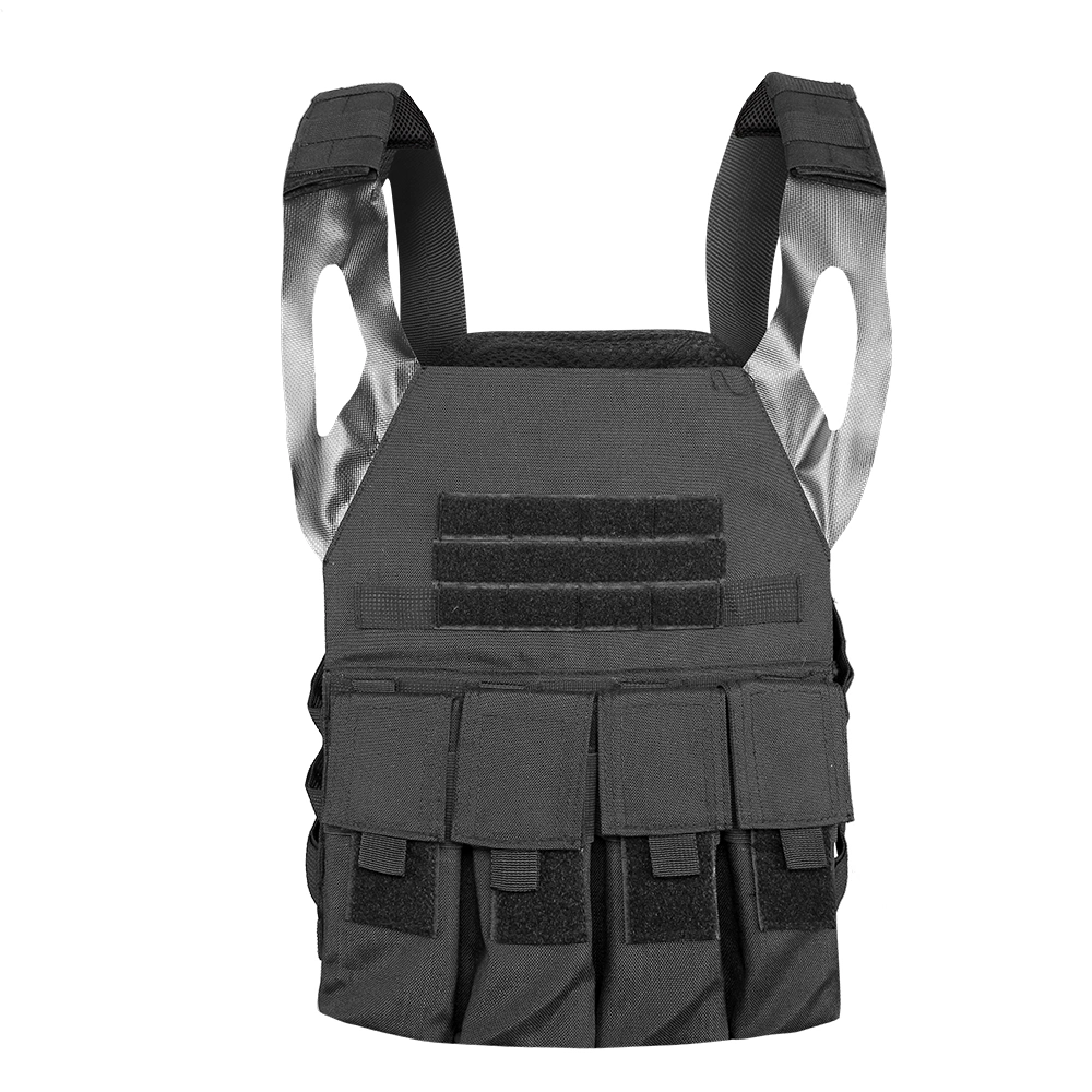 Custom Outdoor Plate Carrier with Multi-Function Pouches Military Tactical Vest for Sale