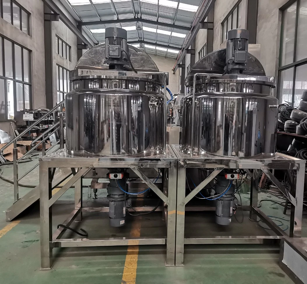 Mayonnaise-Industriel Emulsification Machine Mayonnaise Production Line Vacuum Emulsifier Machine Mayonnaise Making Machine