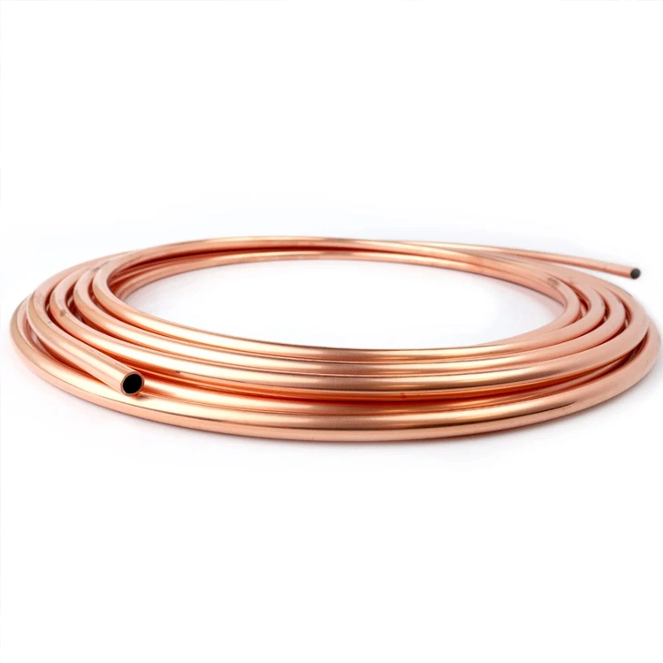 ASTM B587 C4430 C38500 Straight 99.9% Pure Copper Heat Tube Soft Brass Round Square Copper Pipe for Air Conditioner